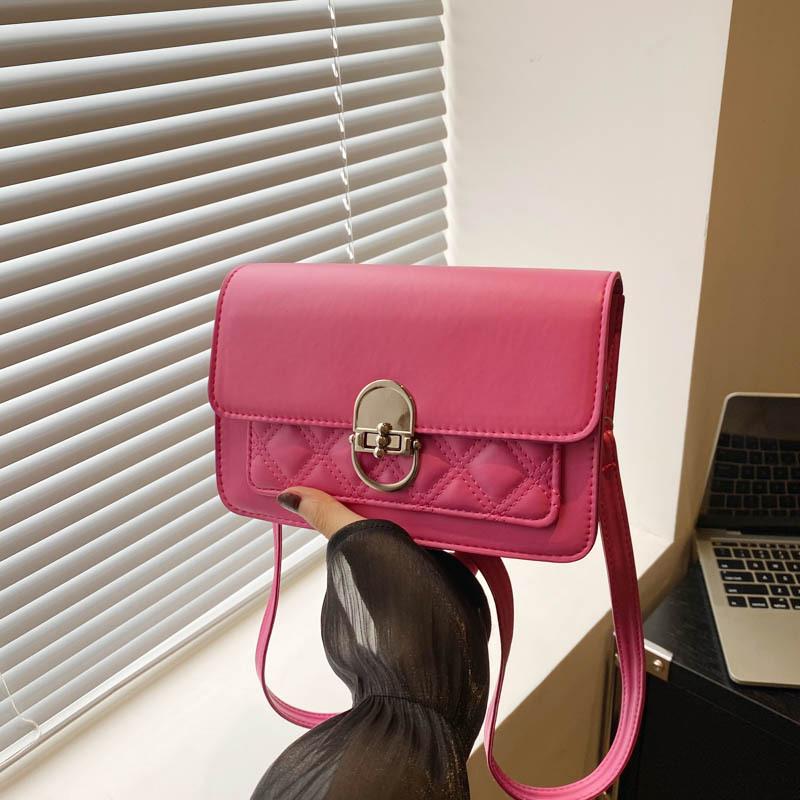 This year's popular bag women's 2025 autumn and winter new trendy niche design versatile crossbody bag fashionable diamond checkered small square bag