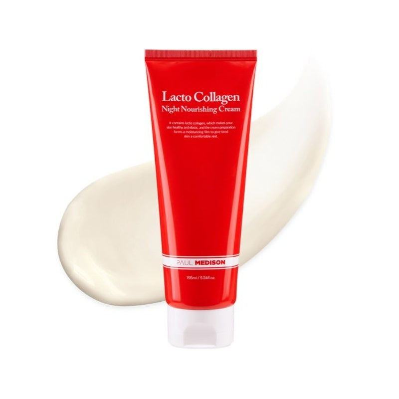 Paul Medison Lacto Collagen Night Nourishing Cream 155ml*1Pc/3Pcs/5Pcs