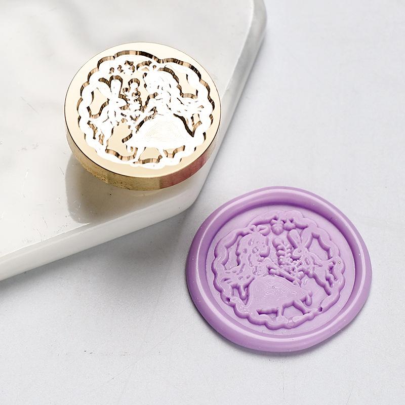 Wholesale Retro Vintage Wax Seal Stamp Sealing Wax Stamp Head For Wedding Invitation Gift Packaging Cards Scrapbooking Stamps