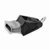 Professional Coach Whistle Coreless Match Whistle Set for School Outdoor Sports with Toothguard and Lanyard Black