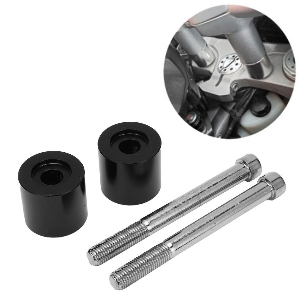 Motorcycle Handlebar Riser Bar Clamp Spacers Replacement for DUCATI MULTISTRADA 1200 S ENDURO 2010‑2019Black