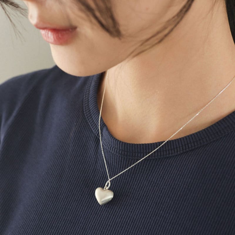 

modernlike silver 925 switch heart necklace Silver (Silver 925)