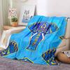 Mandala Elephant Blanket Flannel Breathable Super Warm Throw Blankets for Bedding Travel Bedroom Soft Throws Home Decor