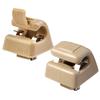 2 Stück Sonnenblenden-Clip-Halter Sonnenblenden-Halterungsklammern für Mercedes W201 W123 W124 W126 W140 W201 Autozubehör