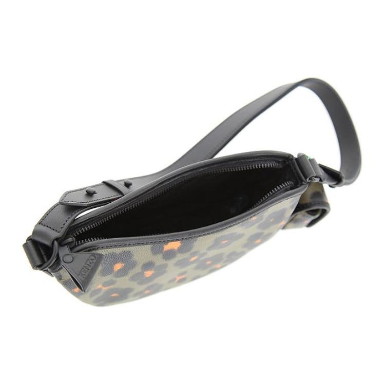 New KENZO Leather With Polyurethane Crossbody Bag, Shoulder Bag Women's Green FD52SA705B0150