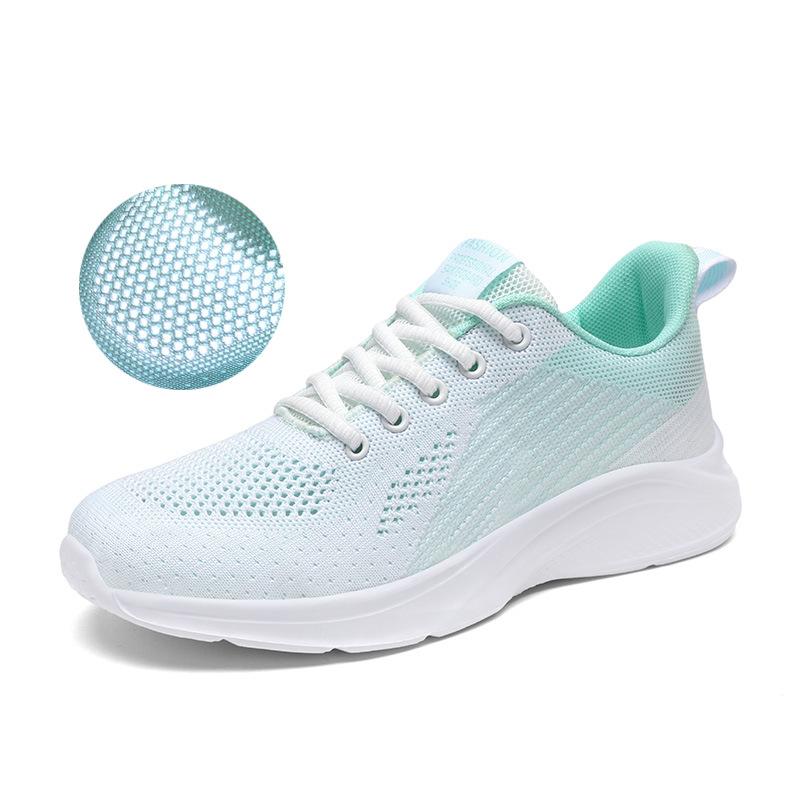Fujian cold sticky women's shoes spring mesh shoes lightweight soft-soled sports shoes women's flat heel non-slip casual versatile running shoes