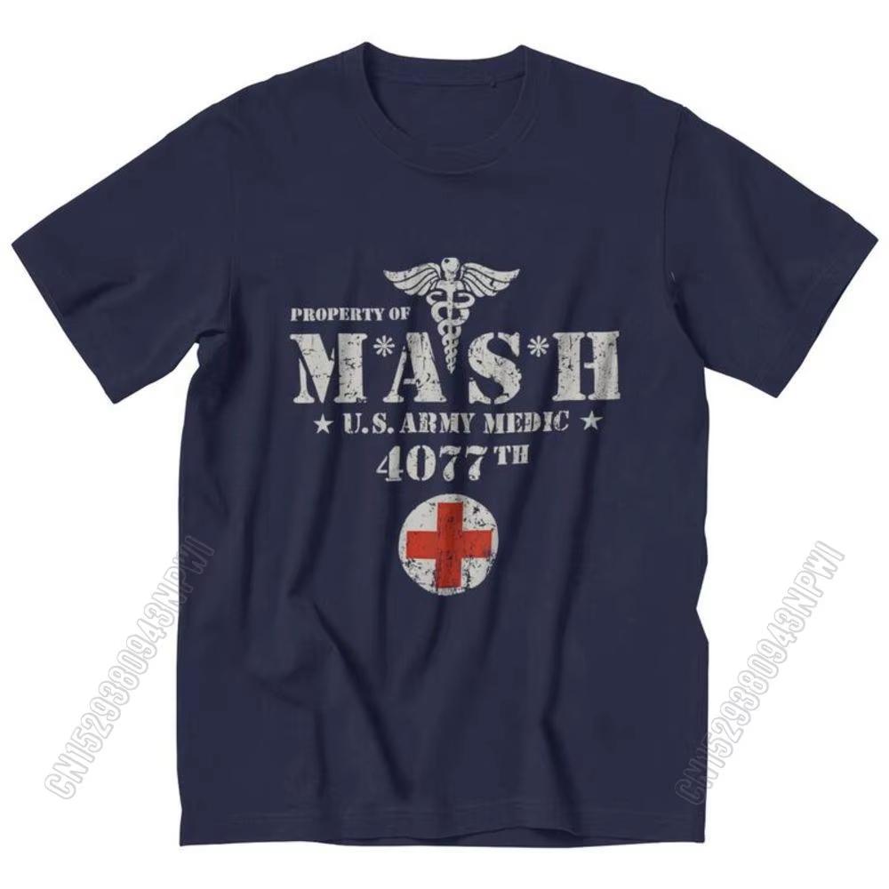 

Vintage Mash Tv Show Чоловіча футболка 100% бавовна Футболки Літня футболка Подарунок Жіночий одяг унісекс Новий дизайн 4XL