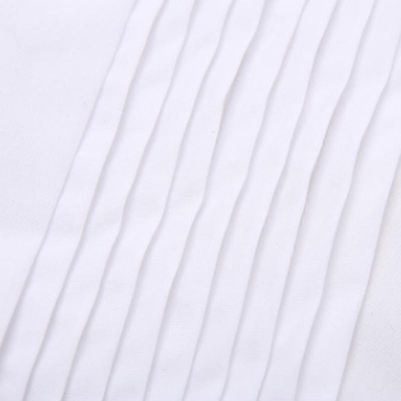 Camicie da smoking da uomo a maniche lunghe con gemelli di qualità con papillon