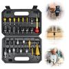 26Pcs Multi-Size Drilling Step Drill Bit  Set Chamfering Drill Center Punch  Hole Opener Tool