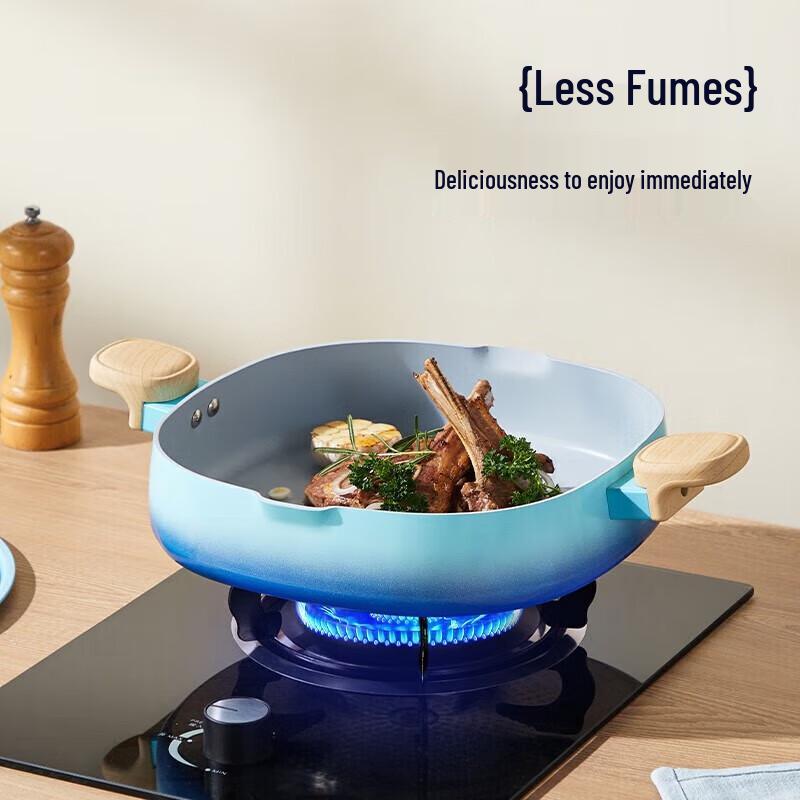 COOKER KING 28cm Non-stick Frying Pan with Lid