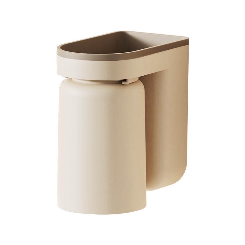 Innovative Wall-Mounted Toothbrush Holder & Luxury Mouthwash Cup, Punch-Free Design