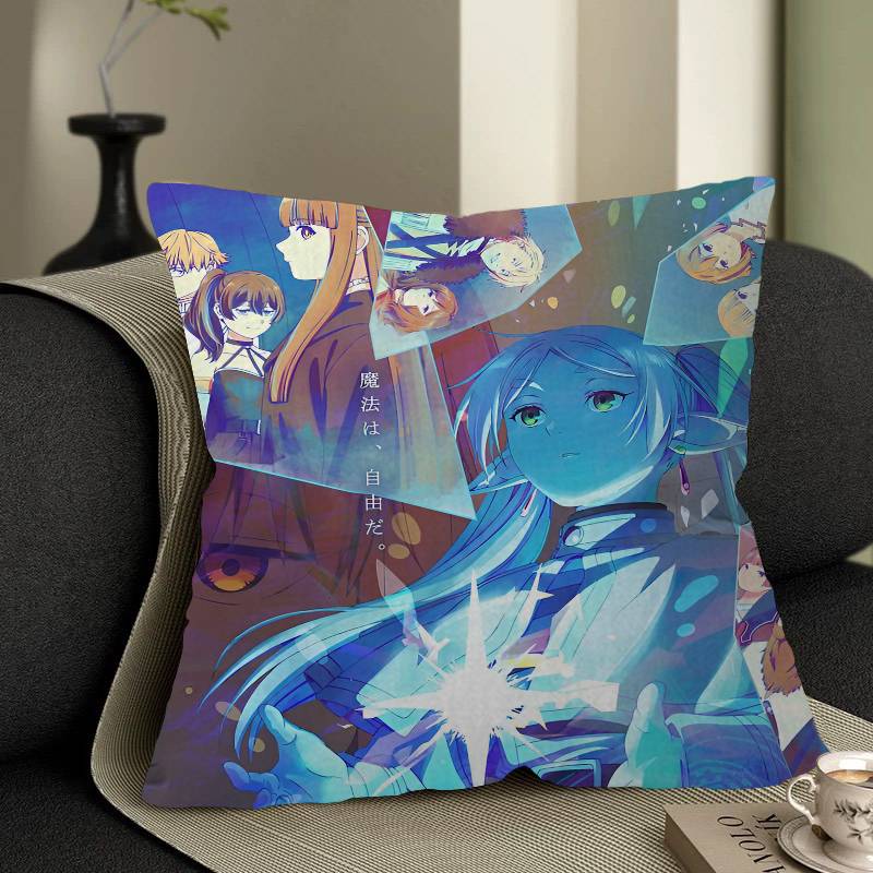 

Anime Frieren Nach Dem Ende Der Reise Pillow Anime Pillow Sofa Bed Head Pillow Cover Cushion Cover 45x45 cm Fashion 12x12Inch