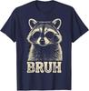 Cool Raccoon Sunglasses Bruh Funny Raccoon Lovers Boys Fashion Teens TShirt Novelty Gift Y2k Streetwear Cute Tee Cool Clothing