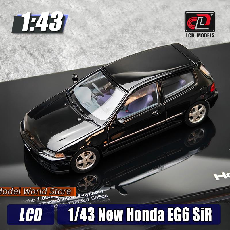 

LCD CLD diecast model 1/43 New Honda EG6 SiR (SiRII) alloy car model static display collection holiday gift чёрный