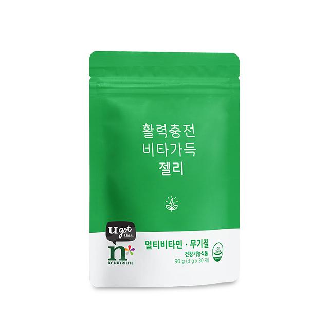 Energy-boosting, vitamin-filled jelly (60 pieces, 30-day supply)