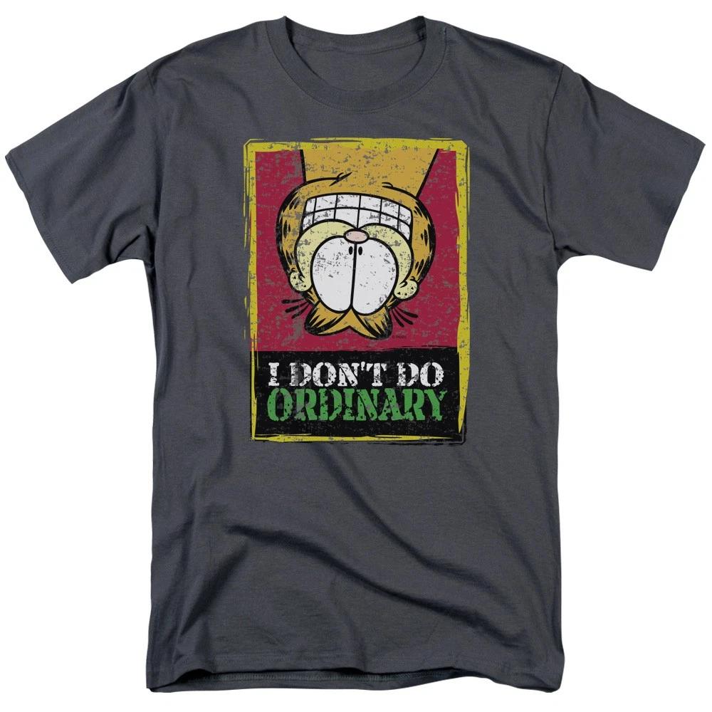 Garfield - I Dont Do Ordinary - Unisex Short Sleeve Children s T-shirt - Gray 160