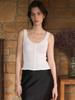 ANGELO BIANCO Sofie Button Sleeveless Top_3Color