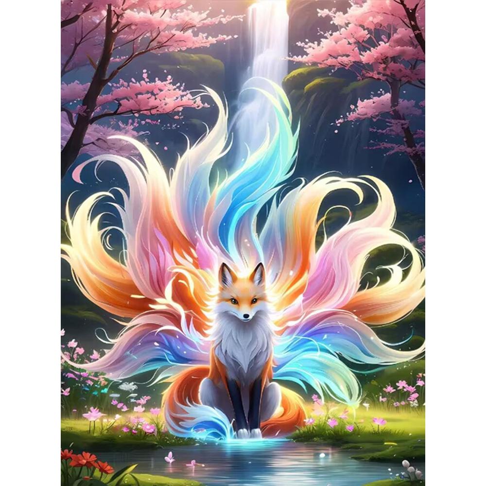 Fantasy Tier Fuchs Diamantmalerei Stickerei 5D DIY Neuankömmling Strassstein Bild Mosaik Kreuzstichsets Handgemacht Kindergeschenk
