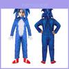 Sonic The Hedgehog Dětský Deluxe Kostým Kombinéza Pro Halloween Cosplay