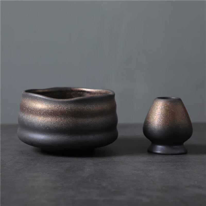 Japanese Ceramic Matcha Bowl with Spout