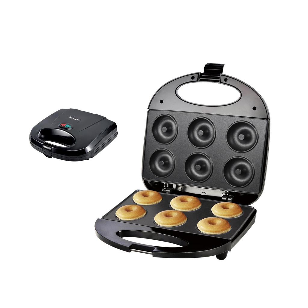 SOKANY843 Automatic Mini Donut Maker for Kids - Electric Baking Pan