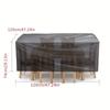 218 Sizes of Patio Furniture Covers, Table and Chair Covers, Waterproof, Dustproof, UV-proof 210D Oxford Cloth Protective Cover
