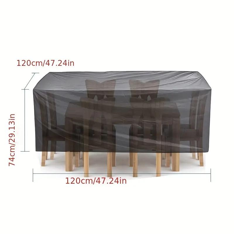 218 Sizes of Patio Furniture Covers, Table and Chair Covers, Waterproof, Dustproof, UV-proof 210D Oxford Cloth Protective Cover