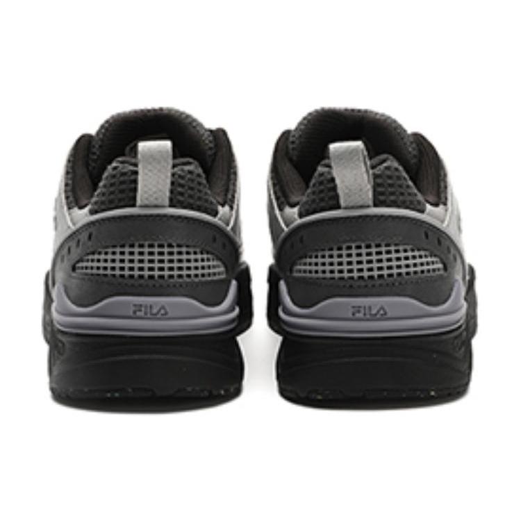 FILA SLAM Textile, Synthetic Leather Cushioning Abrasion Resistant Support Low top Casual Shoes Women's Black F12W341208FDA