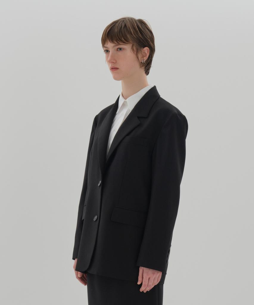 Jun By Jun K Classic Oversized Jacket_Black
