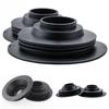 Rubber Headlight Housing Extended Dust Cover Boot Cap 2PCS For HID LED headlight