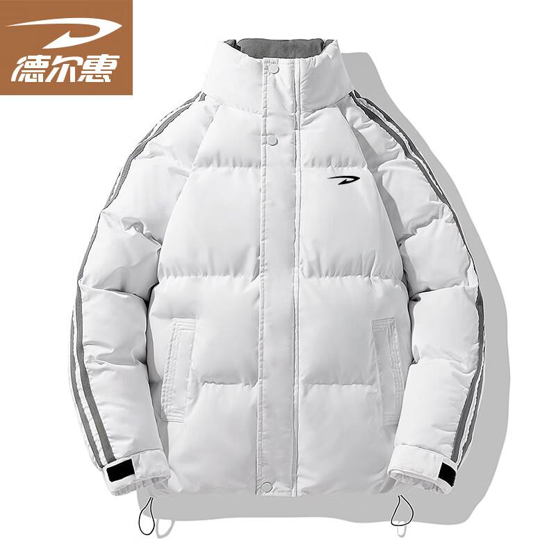 

DELHUI Мужская повседневная куртка с воротником-стойкой и утеплителем 3XL