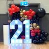 Red Valentine Day Balloons Garland Black Red Balloon Arch Kit New Year Birthday Party Graduation Wedding Anniversary Decoration