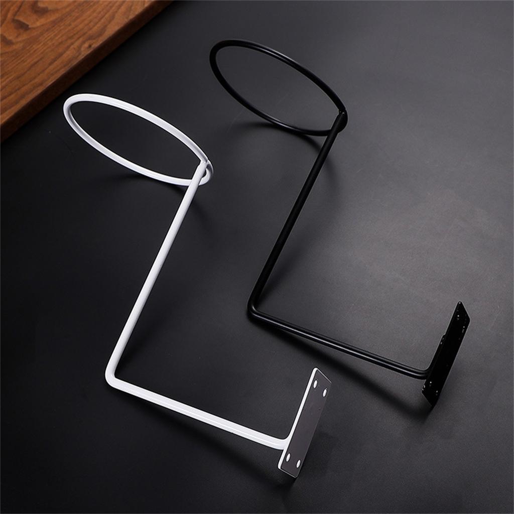 Wall Mounted Gray Metal Hat Rack, Black Screw,mounted Hat Rack, Ball Rack, Potted Plant Rack, Wig Display Rack, Motorcycle Helmet Display Rack