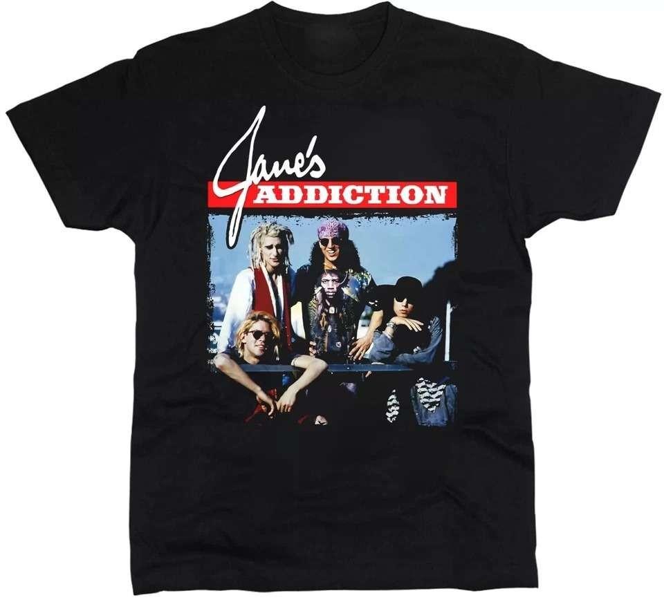 

Janes Addiction Футболка с коротким рукавом, черная, все размеры S-234XL, унисекс M