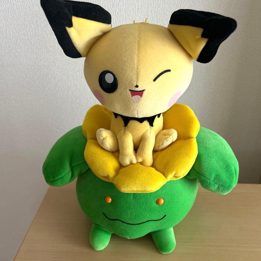 Pokemon Pocket Monster Pichu and Popokko 2 stuffed toys
