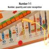 Children's Mushroom Maze: Magnetic Bead Sorting & Counting Game