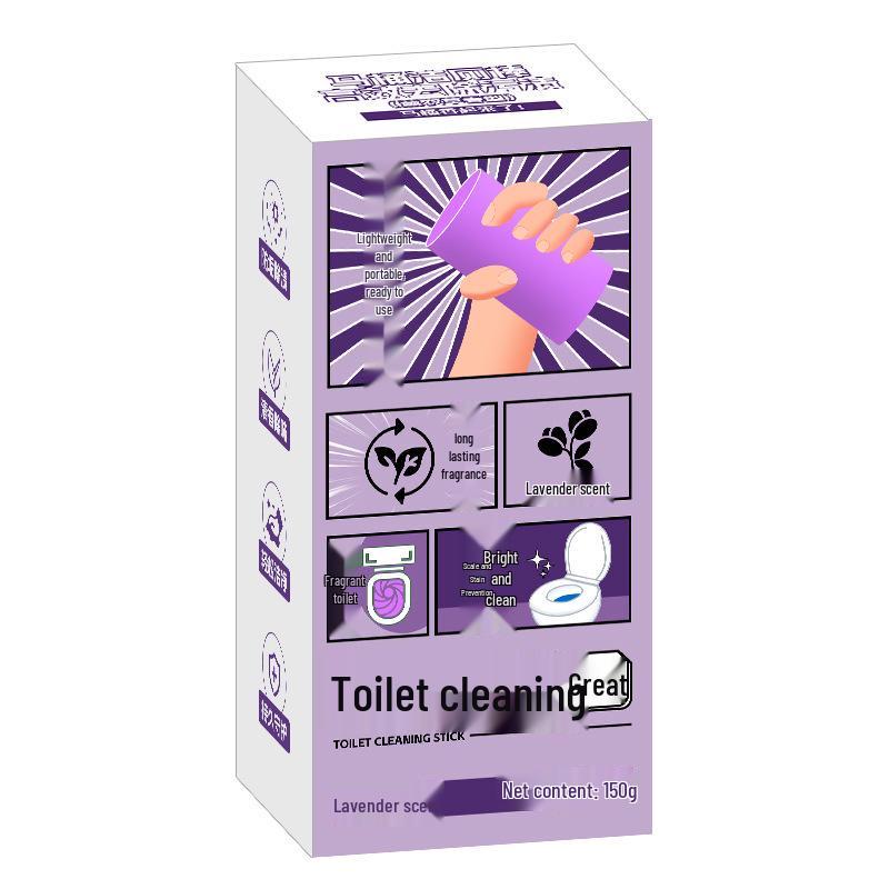 Automatic Toilet Bowl Cleaner Stick - Blue Bubble Deodorizer, Descaler & Odor Remover