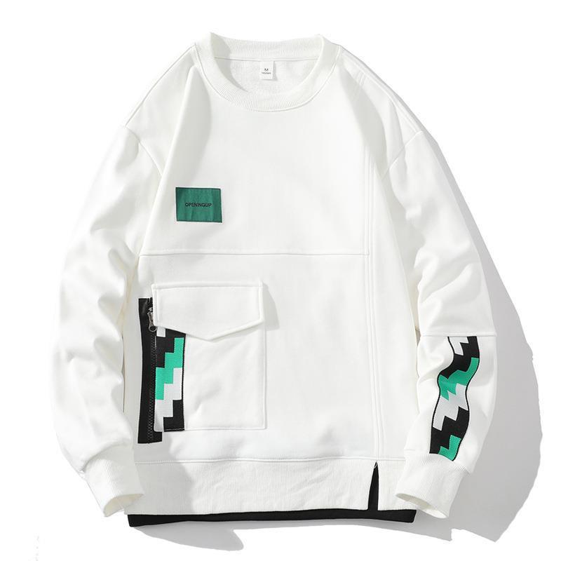 Mens Youth Loose Fit Fleece Hoodie Printed Long Sleeve Casual Sweatshirt