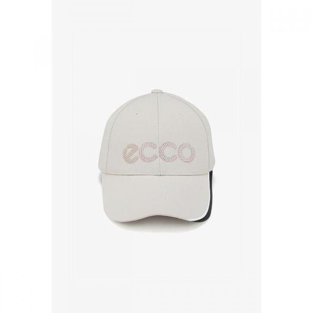 Ecco Golf Apparel Men Linear Big Logo Cap Esaacp10010 BEIGE/FR