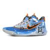 Nike KD Trey 5 IX Phantom Chasing Wind Heart Box Cushioning, Wear Resistant Mid top Basketball Shoes Unisex Blue Orange CW3402-011(Team529--)