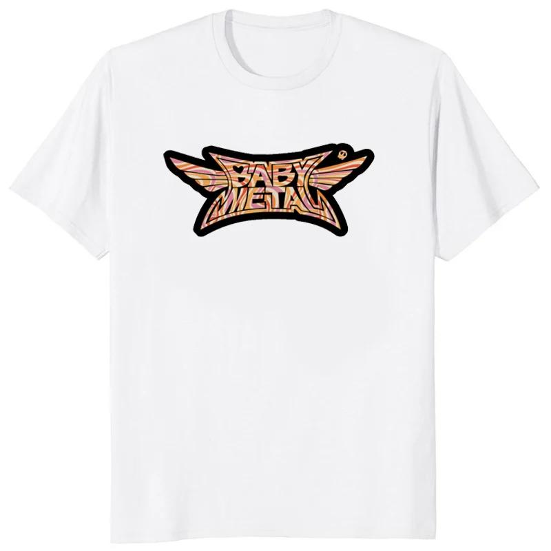 Babymetal Metal Galaxy Japan Death Logo Metal Band Tshirt Men Hiphop Rock Band Casual Short Sleeve Y2k Tops Fashion Tee Shirt