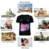 Korean Style Anime Handsome Hero Printed T-shirt Trendy Personalized Anime Peripheral Top For Men And Women Pure Cotton T-shirt
