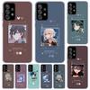 Genshin Impact Cartoon Phone Case For Samsung Galaxy A15 A14 A54 A13 A53 A12 A52S A55 A22 A23 A24 A32 A33 A34 A25 A35 A03S A04S