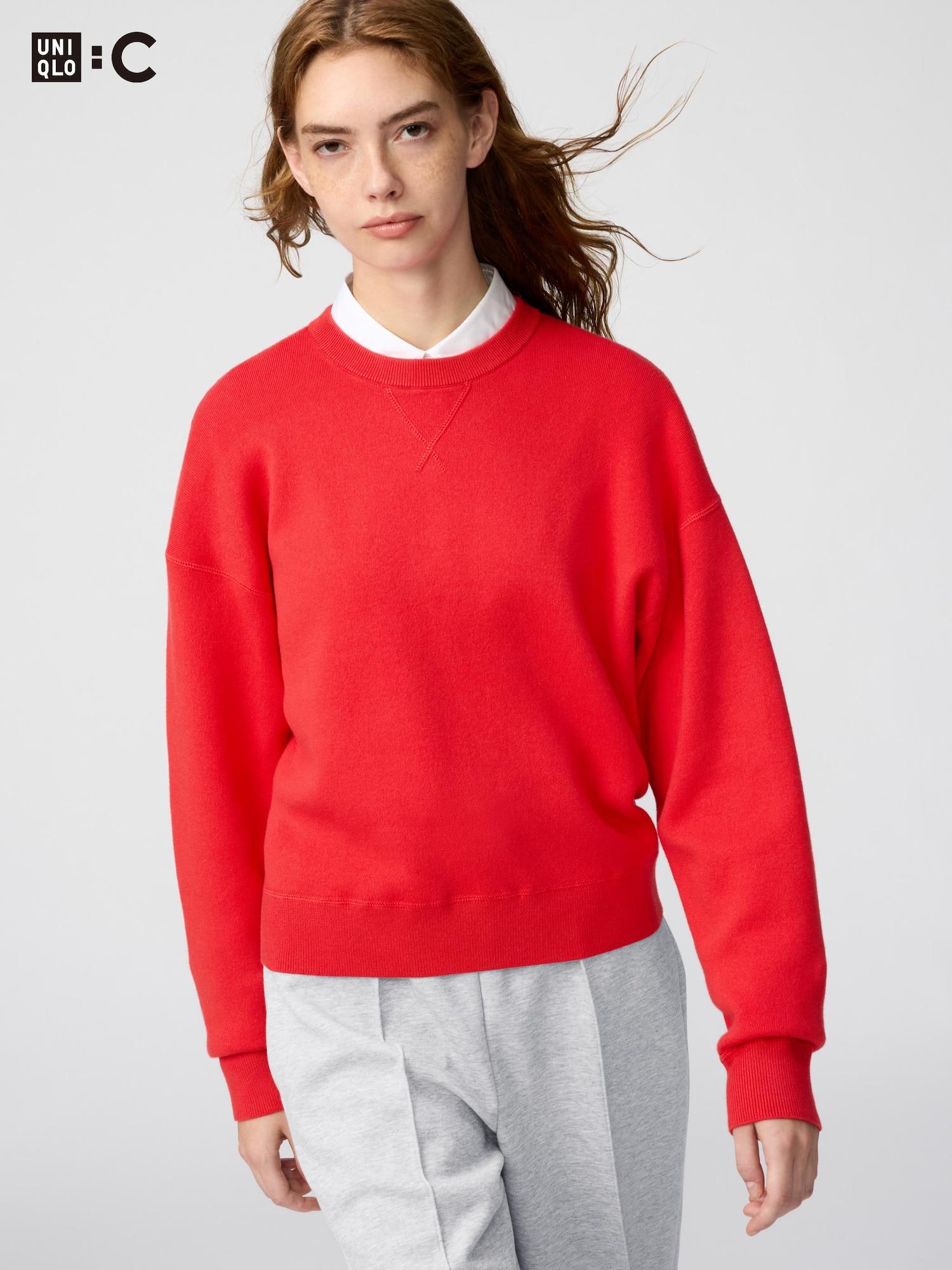 

Свитер Uniqlo Smooth Cotton с круглым вырезом 14 RED/UNISEX XL