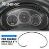 Real Soft Carbon Fiber For Subaru Impreza STI 2002 2003 2004 Speedometer Box Car Carbon Fiber Interior Stickers Accessories