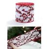 Xmas Gift Christmas Ribbon 2m Burlap Ribbon New Fabric Swirl Ribbon