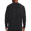 Under Armour Solid Color Crew Neck Pullover Printed Shoulder T-Shirt Men T-Shirts Black 1373876-001