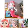 Adorable Mermaid Stuffed Plush Doll Soft Toy Perfect For Girls Birthday Gifts