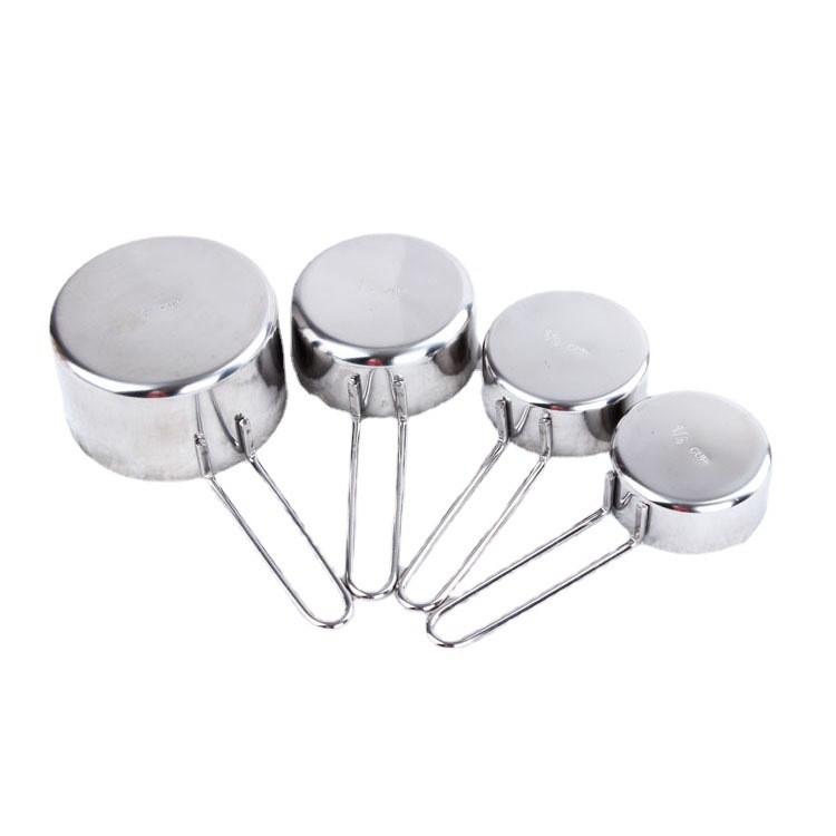 Kreatives Minimalistisches Edelstahl-Messlöffel-Set Für Kaffee Und Pulverförmige Zutaten