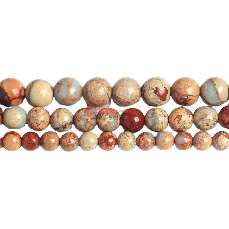 Shoushan Stone Loose Beads for DIY Jewelry Accessories - Bracelet and Round Beads Semi-Finished Products